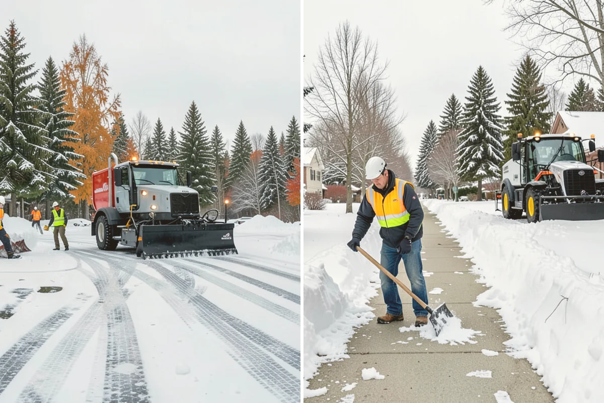 Front Entrance Snow Removal in Brier, Snohomish County, WA - We assess the landing, approach, and door threshold