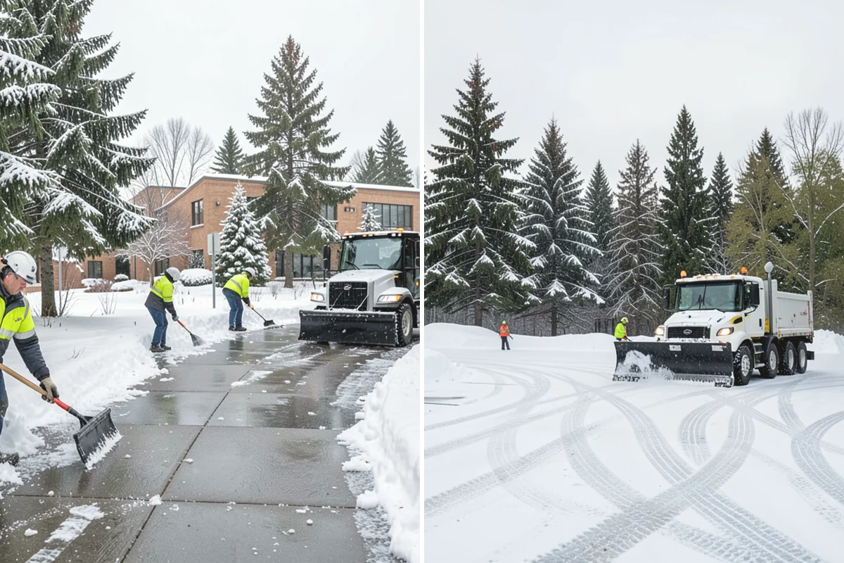 Front Entrance Snow Removal in Burlington, Skagit County, WA - We assess the landing, approach, and door threshold