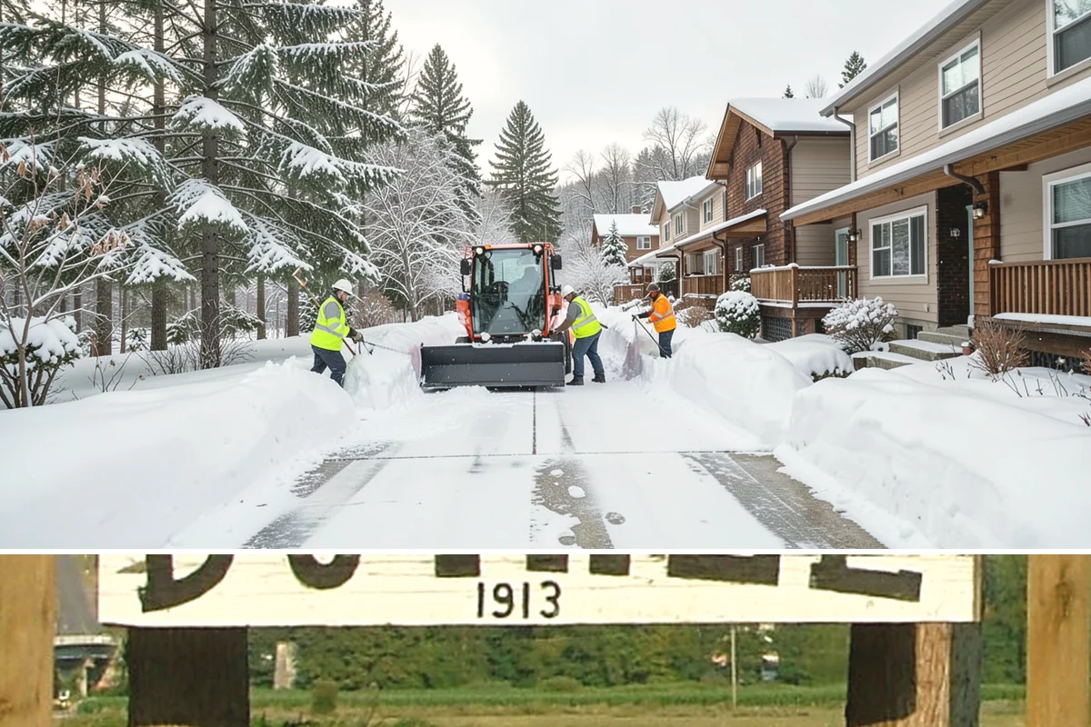 Front Entrance Snow Removal in Duvall, King County, WA - Get on our route by late November so your entrance is protected before the season's first hard frost.