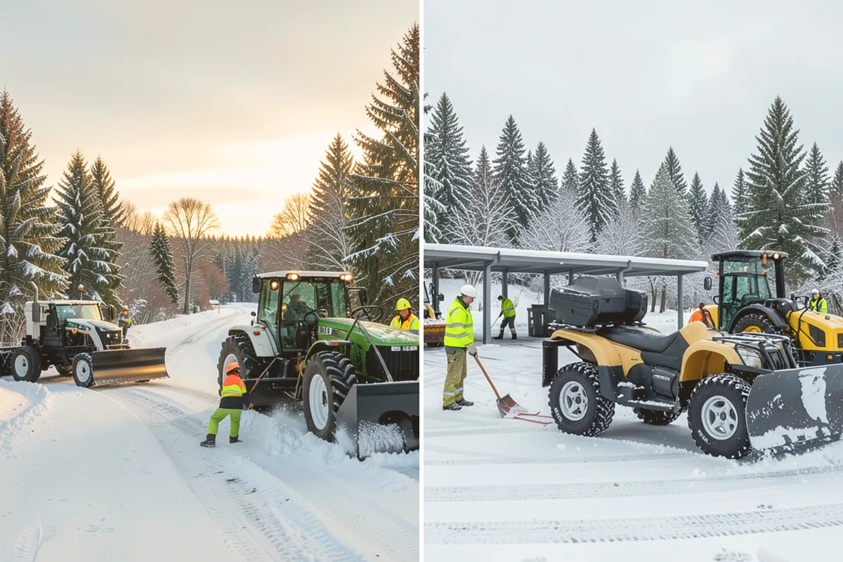 Front Entrance Snow Removal in Eatonville, Pierce County, WA - We assess the landing, approach, and door threshold