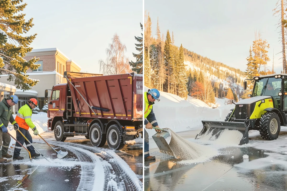 Front Entrance Snow Removal in Fife, Pierce County, WA - We assess the landing, approach, and door threshold