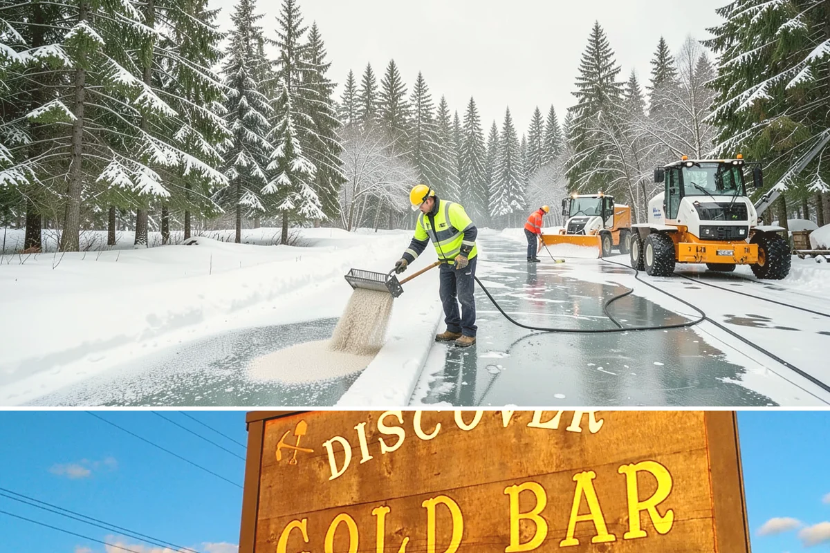 Front Entrance Snow Removal in Gold Bar, Snohomish County, WA - Get on our route by late November so your entrance is protected before the season's first hard frost.