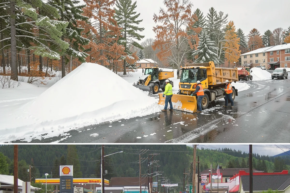 Front Entrance Snow Removal in Granite Falls, Snohomish County, WA - Get on our route by late November so your entrance is protected before the season's first hard frost.
