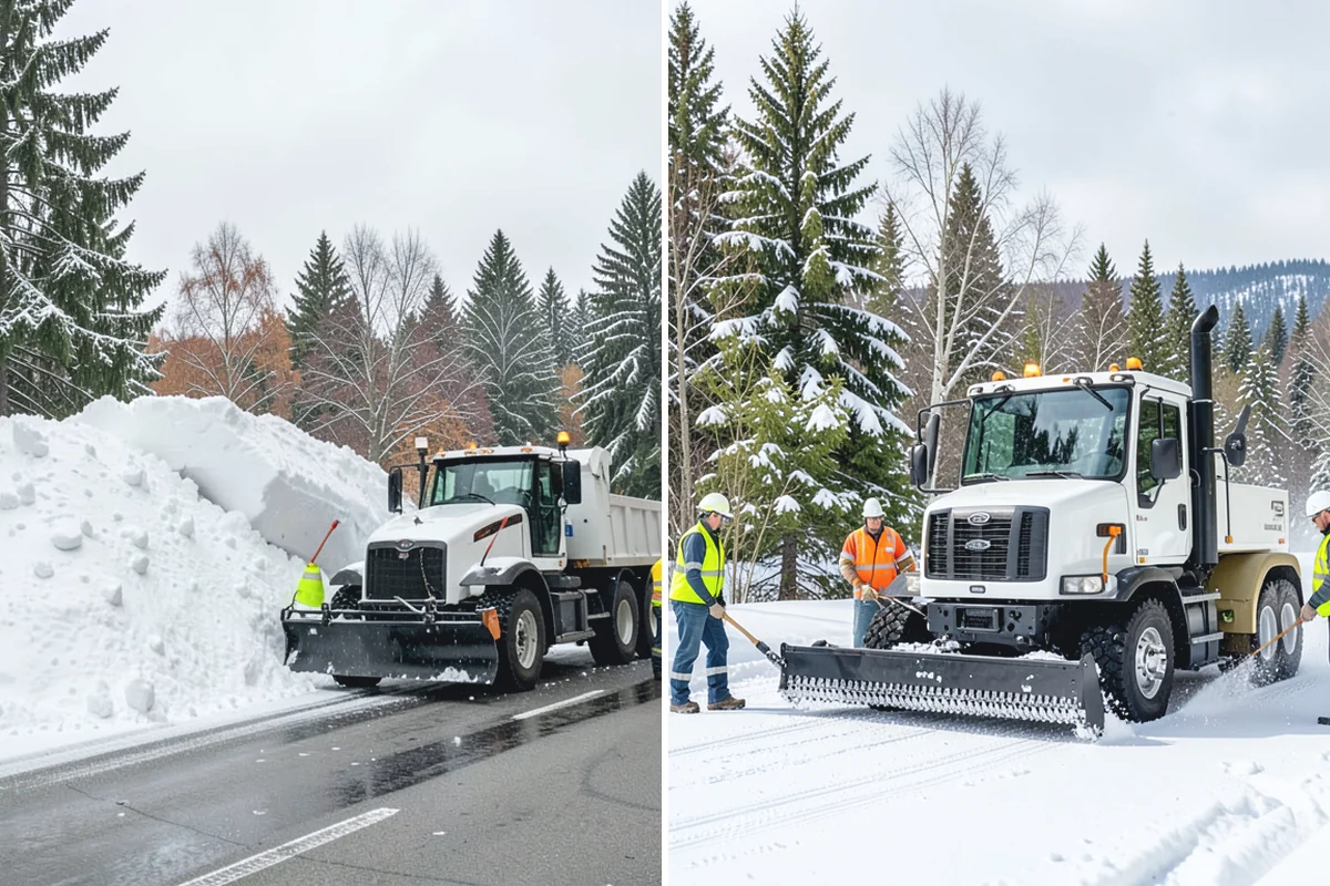 Front Entrance Snow Removal in Hamilton, Skagit County, WA - We assess the landing, approach, and door threshold