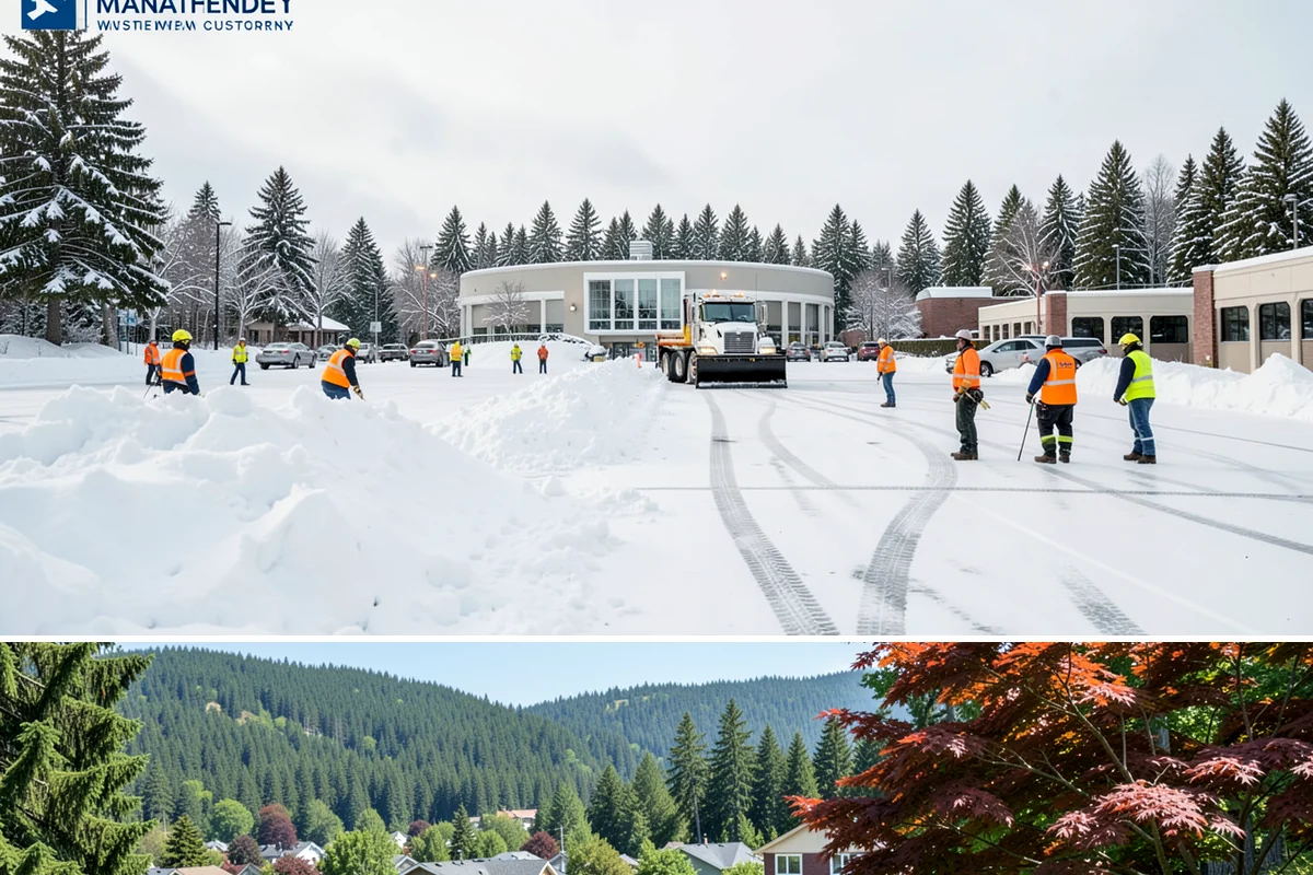 Front Entrance Snow Removal in Index, Snohomish County, WA - Get on our route by late November so your entrance is protected before the season's first hard frost.