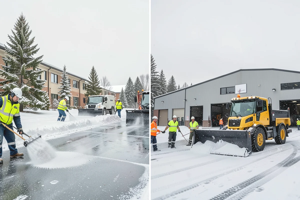 Front Entrance Snow Removal in Lake Stevens, Snohomish County, WA - We assess the landing, approach, and door threshold