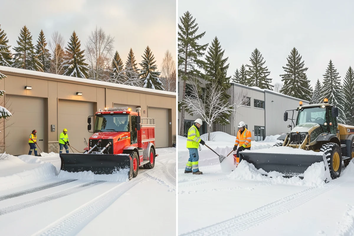 Front Entrance Snow Removal in Lynnwood, Snohomish County, WA - We assess the landing, approach, and door threshold