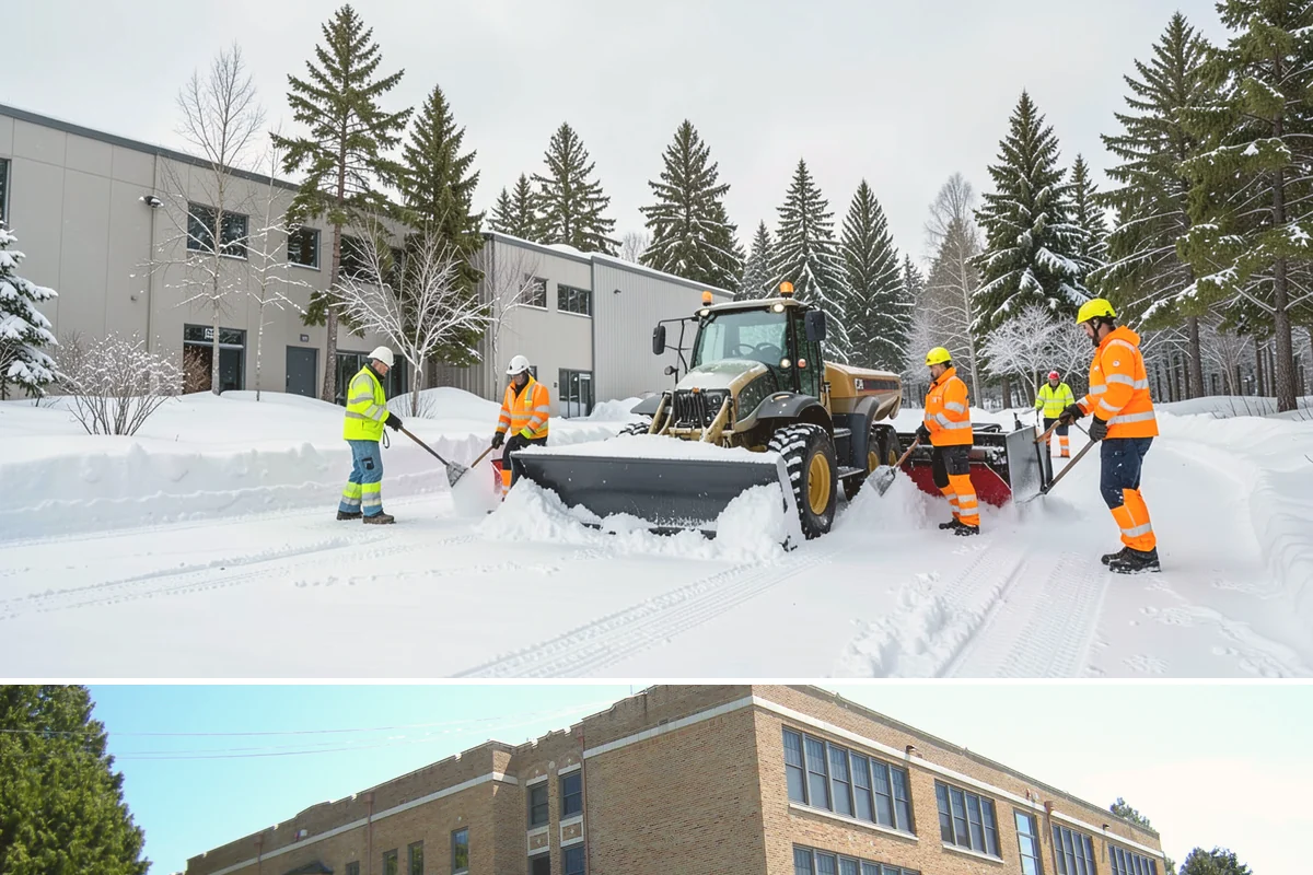Front Entrance Snow Removal in Maple Valley, King County, WA - Get on our route by late November so your entrance is protected before the season's first hard frost.