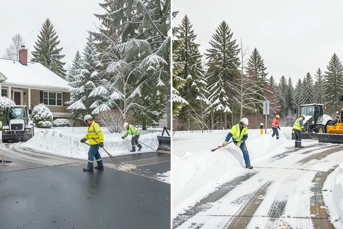 Front Entrance Snow Removal in Mountlake Terrace, Snohomish County, WA - We assess the landing, approach, and door threshold
