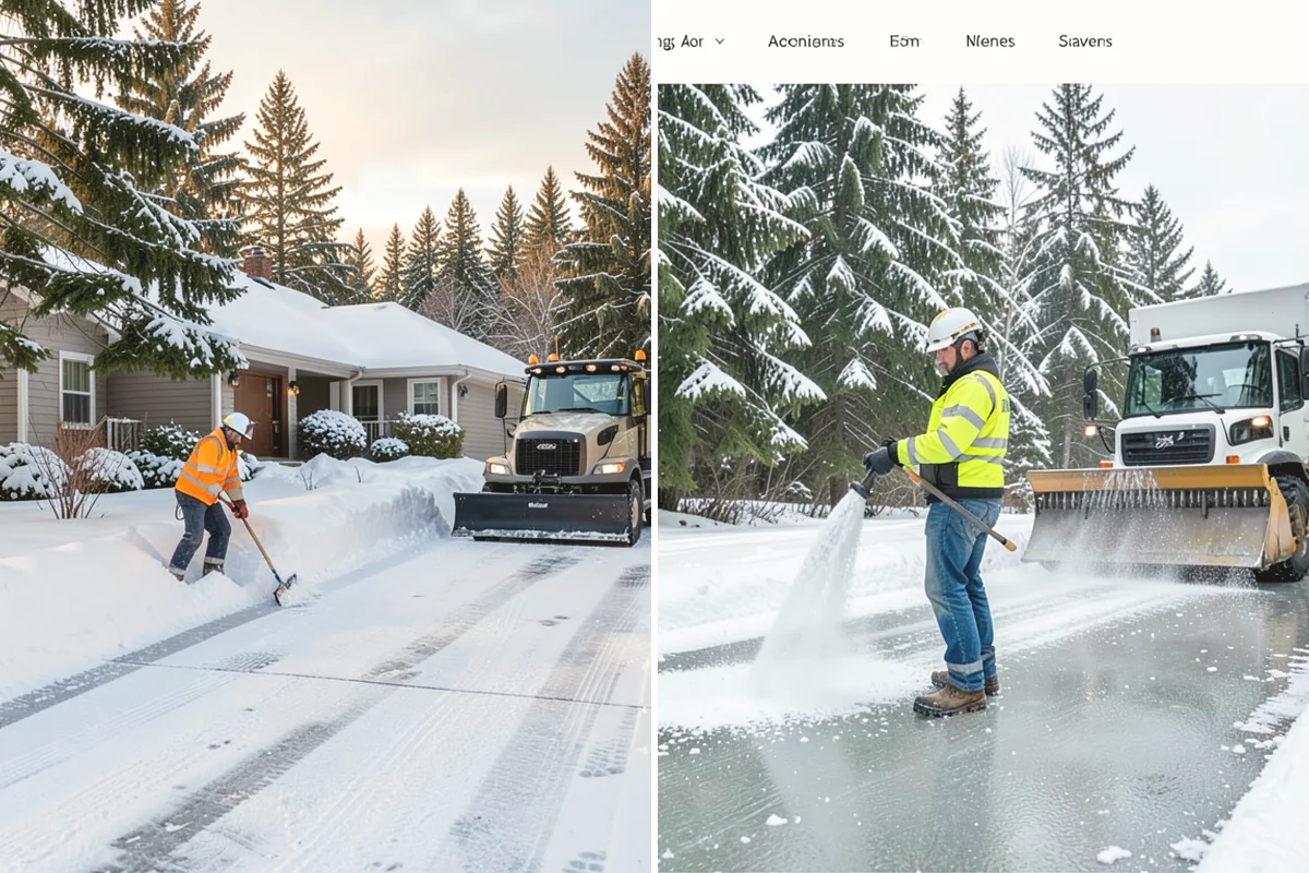 Front Entrance Snow Removal in Mukilteo, Snohomish County, WA - We assess the landing, approach, and door threshold