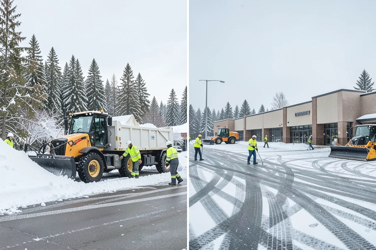 Front Entrance Snow Removal in Renton, King County, WA - We assess the landing, approach, and door threshold