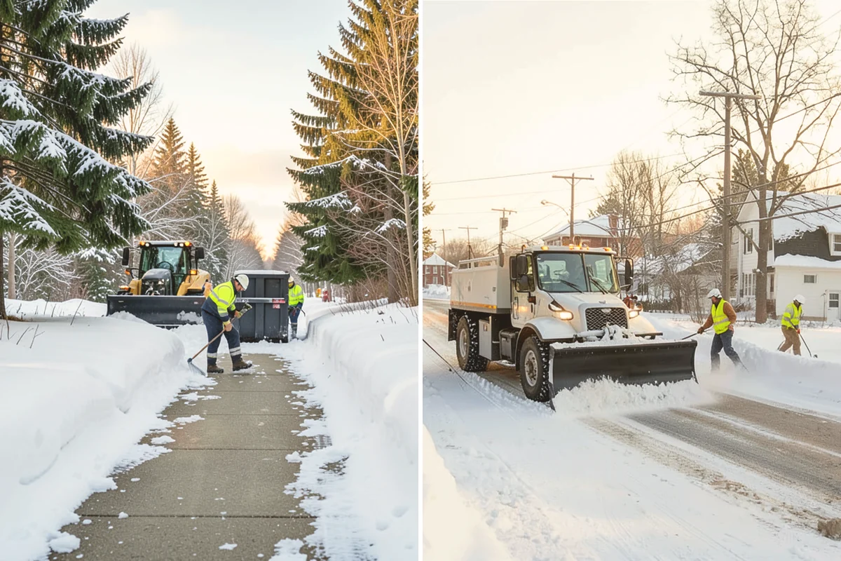 Front Entrance Snow Removal in Sammamish, King County, WA - We assess the landing, approach, and door threshold