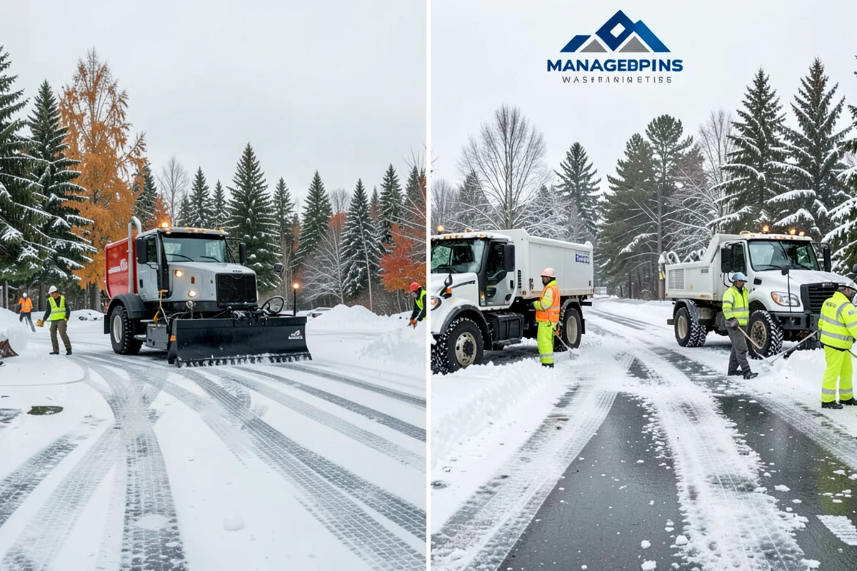 Front Entrance Snow Removal in Sedro-Woolley, Skagit County, WA - We assess the landing, approach, and door threshold