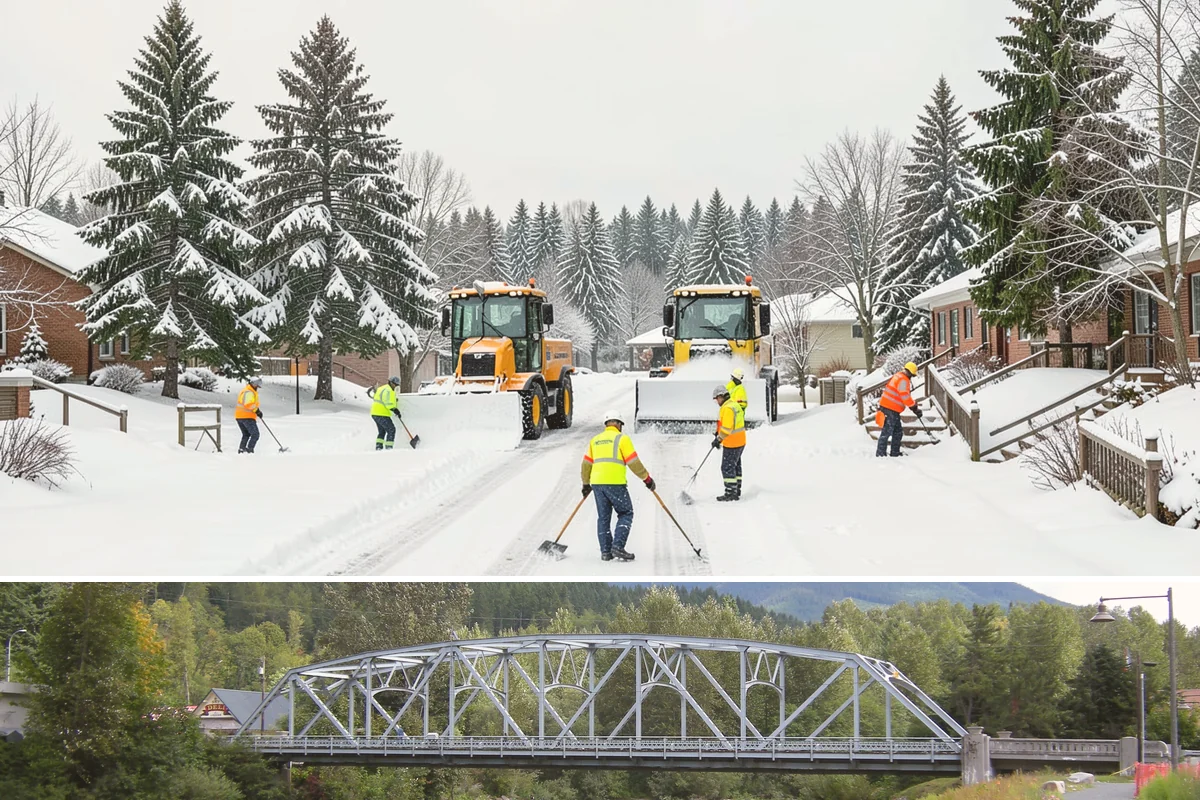 Front Entrance Snow Removal in Skykomish, King County, WA - Get on our route by late November so your entrance is protected before the season's first hard frost.