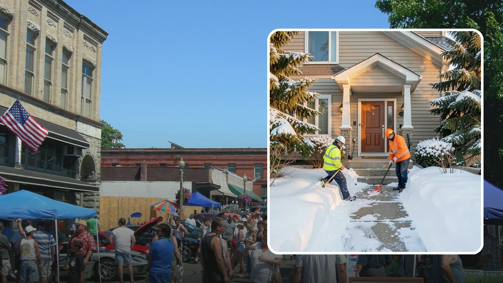 Front Entrance Snow Removal in Snohomish, Snohomish County, WA - We clear the approach to your front door so guests, deliveries, and family arrive without slipping on iced concrete.