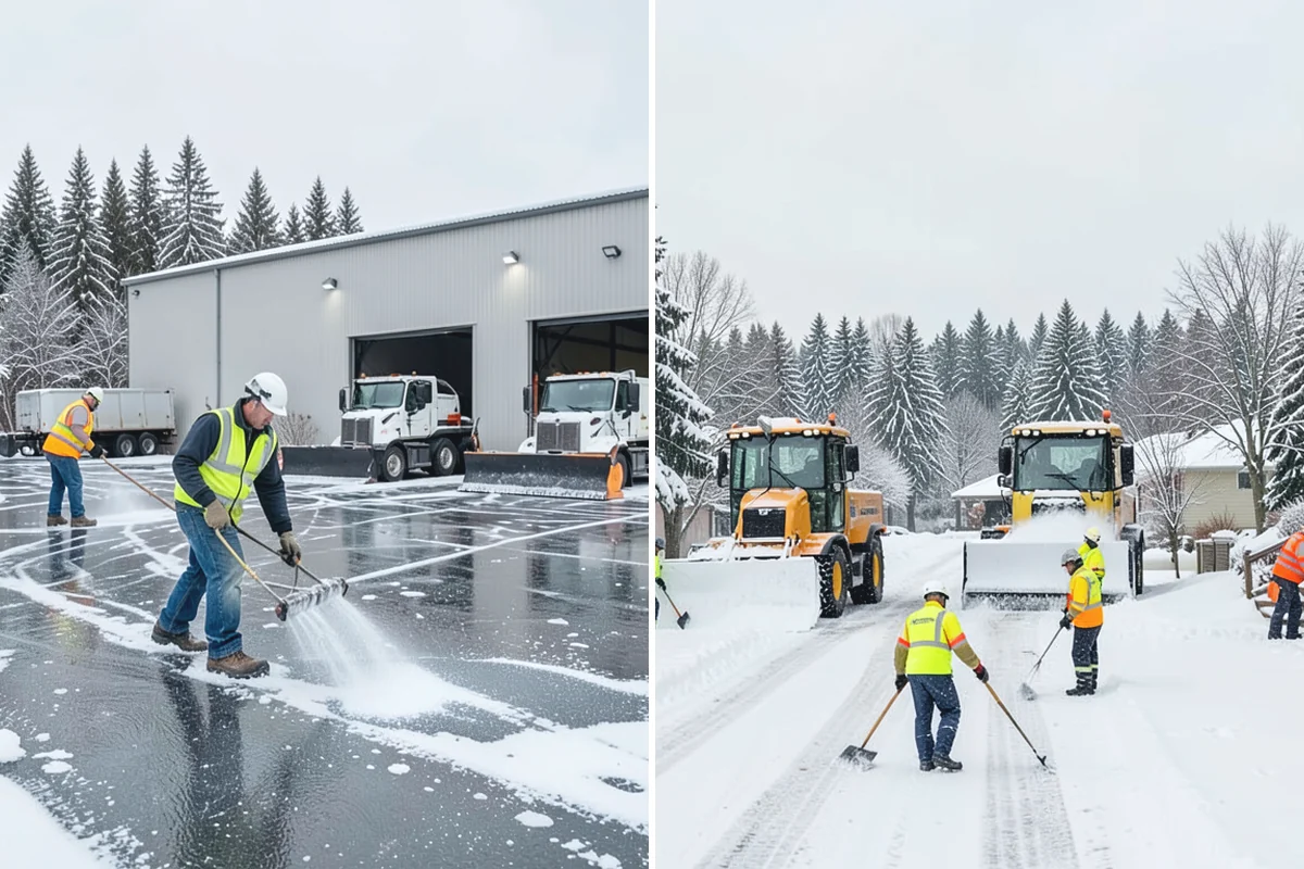 Front Entrance Snow Removal in Wilkeson, Pierce County, WA - We assess the landing, approach, and door threshold