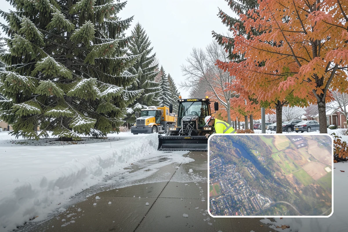 Front Walkway Snow Removal in Algona, King County, WA - Keeps your primary entrance safe for family and guests