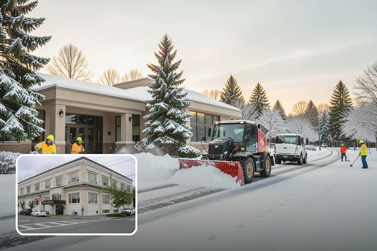 Front Walkway Snow Removal in Anacortes, Skagit County, WA - Keeps your primary entrance safe for family and guests