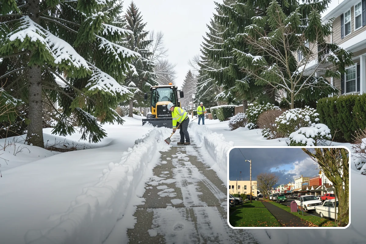 Front Walkway Snow Removal in Arlington, Snohomish County, WA - Keeps your primary entrance safe for family and guests