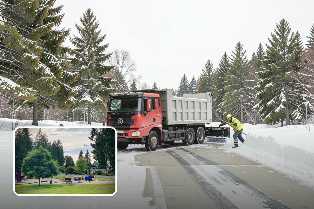 Front Walkway Snow Removal in Bonney Lake, Pierce County, WA - Keeps your primary entrance safe for family and guests