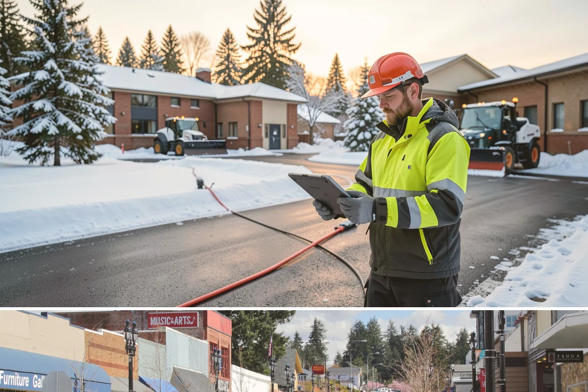 Front Walkway Snow Removal in Bothell, King County, WA - Front walkways need attention from the first overnight accumulation through the late-winter freeze-thaw cycles that grip the...