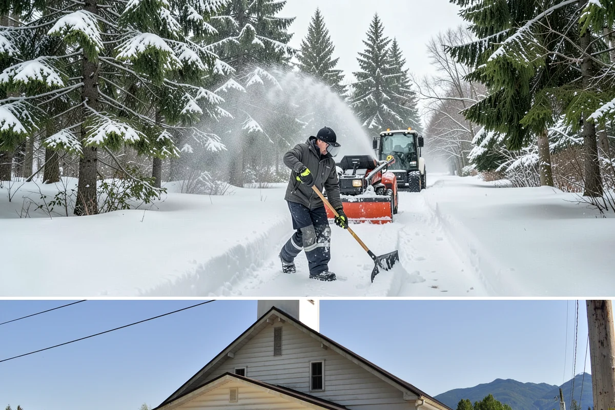 Front Walkway Snow Removal in Concrete, Skagit County, WA - Front walkways need attention from the first overnight accumulation through the late-winter freeze-thaw cycles that grip the...