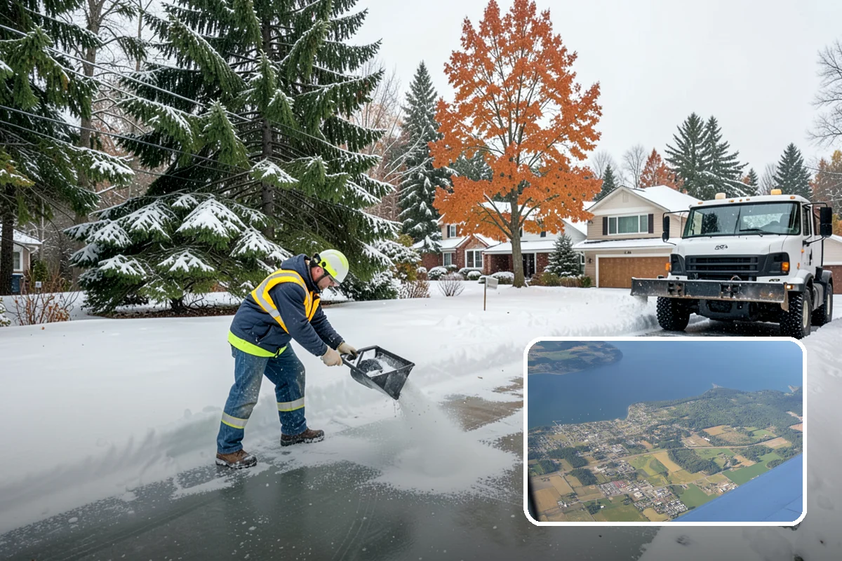 Front Walkway Snow Removal in Coupeville, Island County, WA - Keeps your primary entrance safe for family and guests