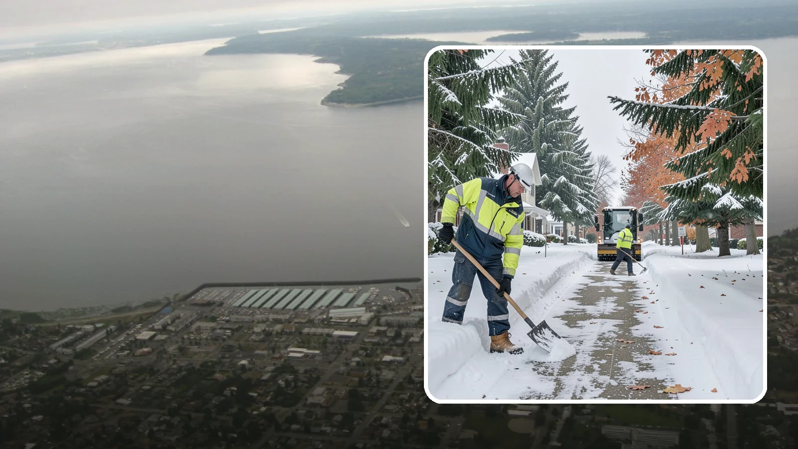 Front Walkway Snow Removal in Des Moines, King County, WA - We clear the front walkway so your main path from street to door stays safe during Western Washington snow events.