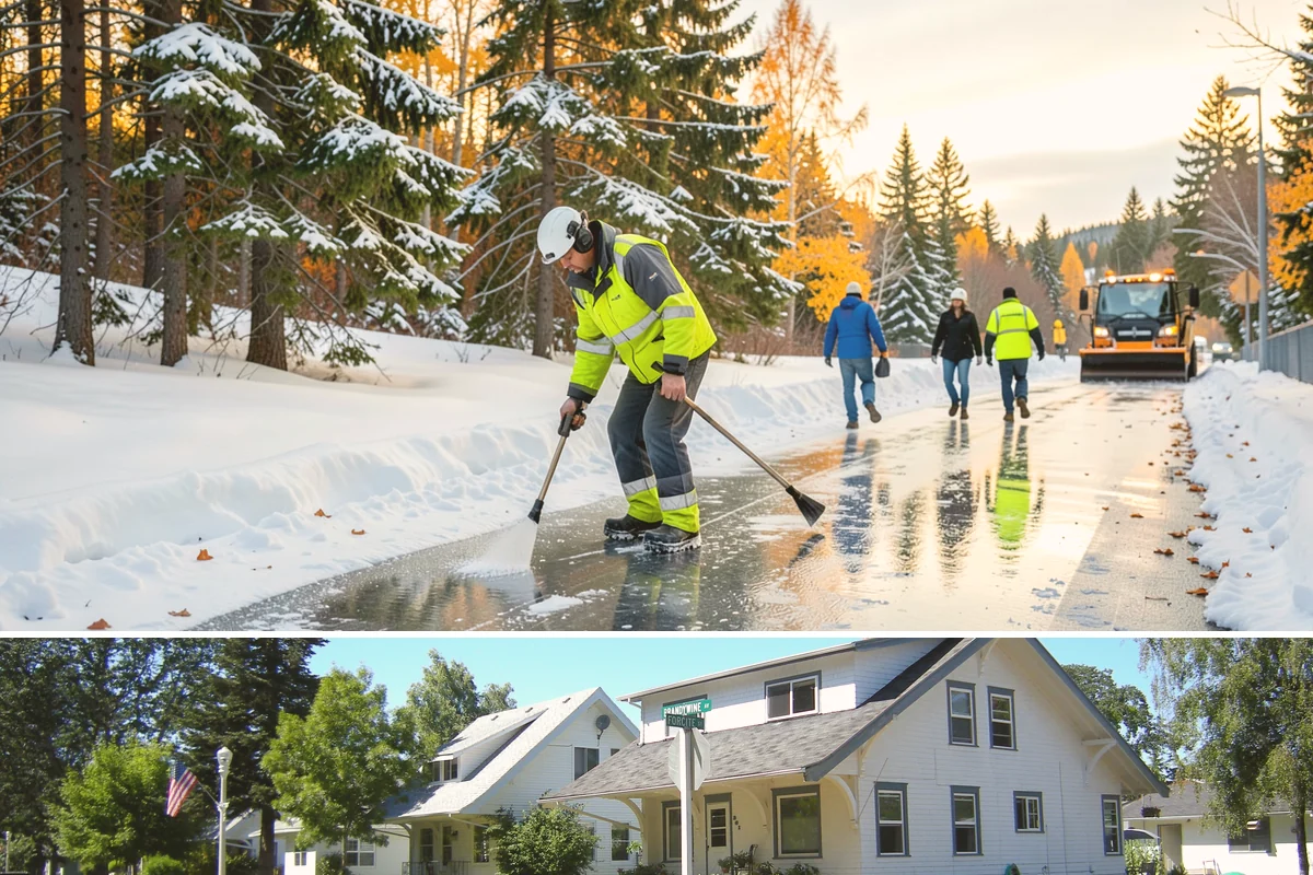 Front Walkway Snow Removal in DuPont, Pierce County, WA - Front walkways need attention from the first overnight accumulation through the late-winter freeze-thaw cycles that grip the...