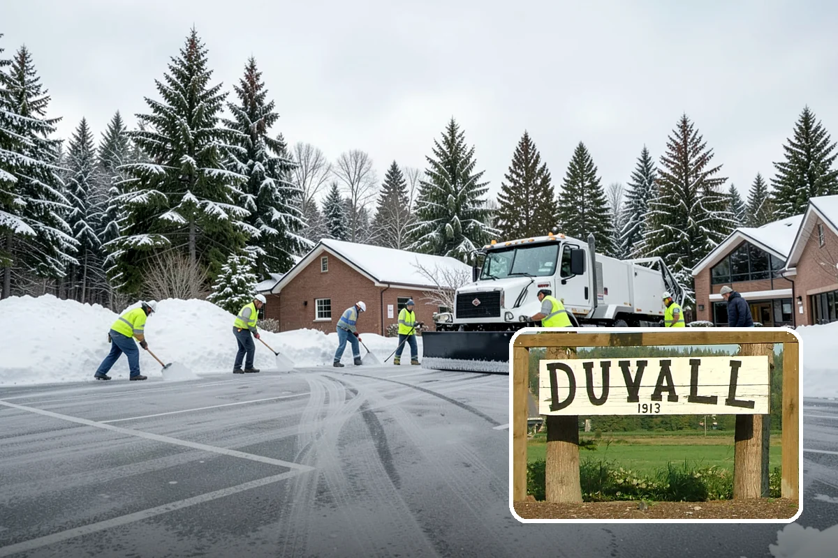 Front Walkway Snow Removal in Duvall, King County, WA - Keeps your primary entrance safe for family and guests