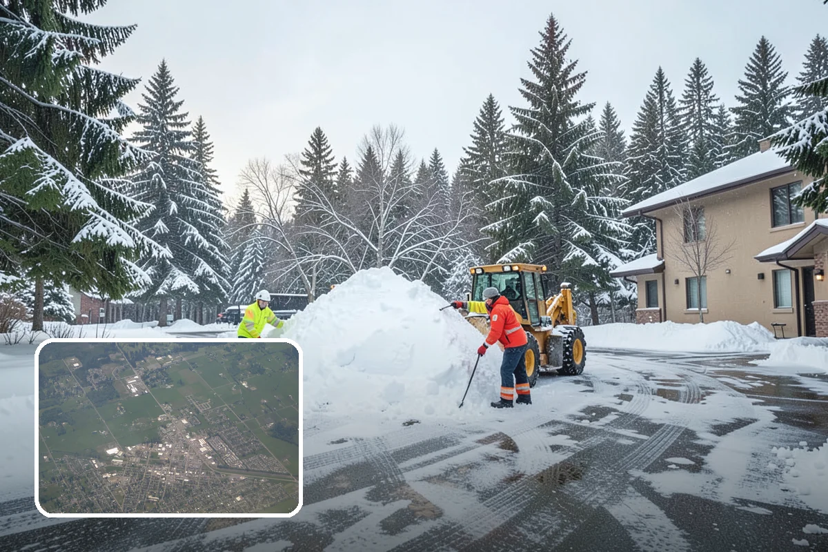 Front Walkway Snow Removal in Enumclaw, King County, WA - Keeps your primary entrance safe for family and guests