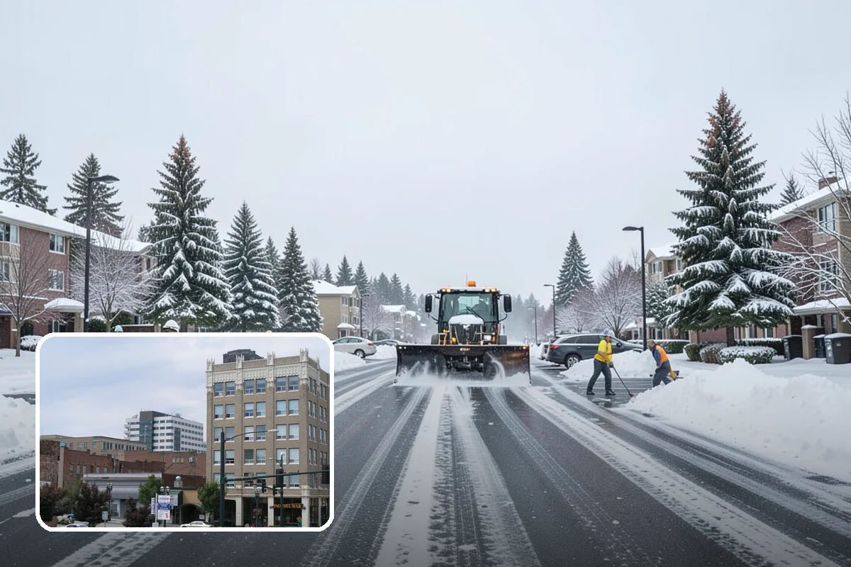 Front Walkway Snow Removal in Everett, Snohomish County, WA - Keeps your primary entrance safe for family and guests