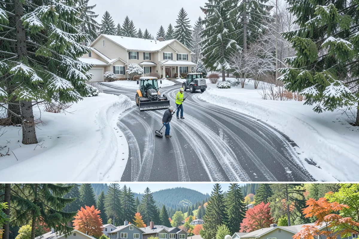 Front Walkway Snow Removal in Fircrest, Pierce County, WA - Front walkways need attention from the first overnight accumulation through the late-winter freeze-thaw cycles that grip the...