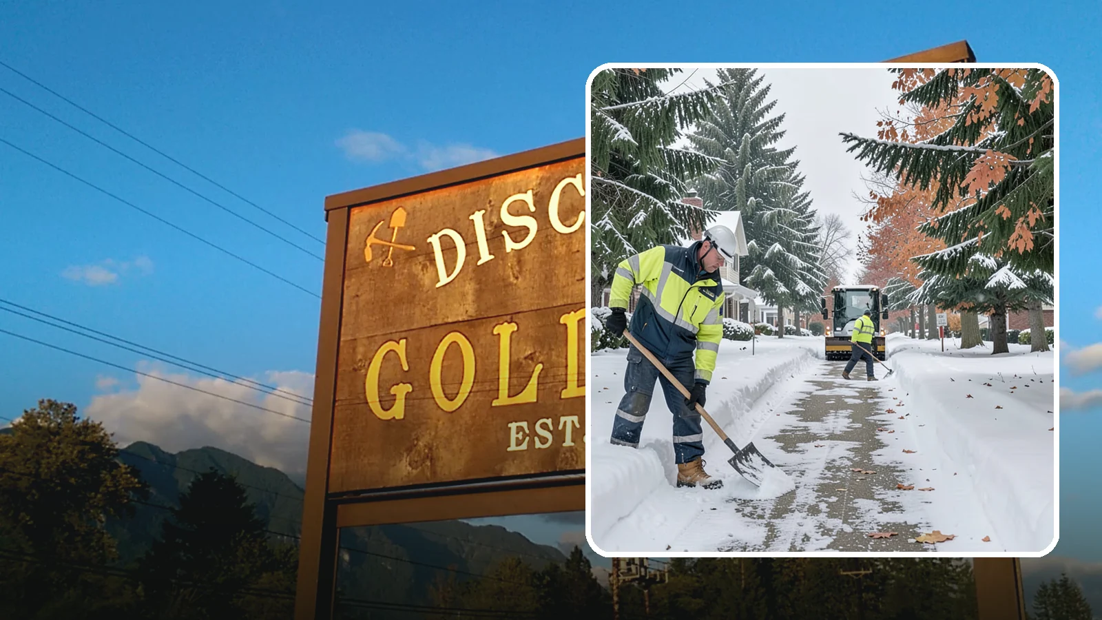 Front Walkway Snow Removal in Gold Bar, Snohomish County, WA - We clear the front walkway so your main path from street to door stays safe during Western Washington snow events.