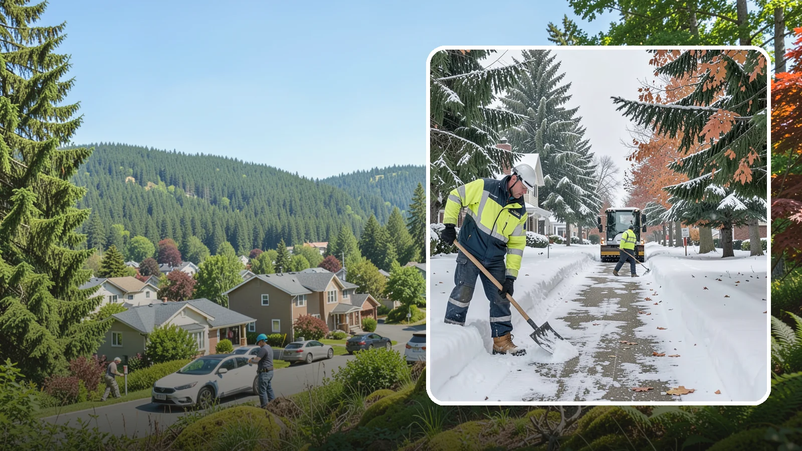 Front Walkway Snow Removal in Index, Snohomish County, WA - We clear the front walkway so your main path from street to door stays safe during Western Washington snow events.