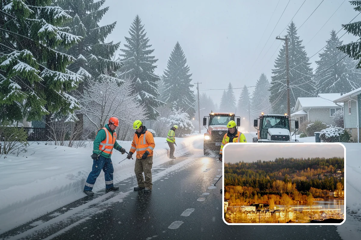 Front Walkway Snow Removal in Kenmore, King County, WA - Keeps your primary entrance safe for family and guests