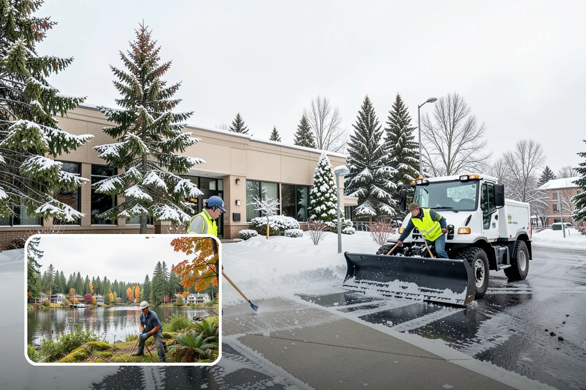 Front Walkway Snow Removal in La Conner, Skagit County, WA - Keeps your primary entrance safe for family and guests