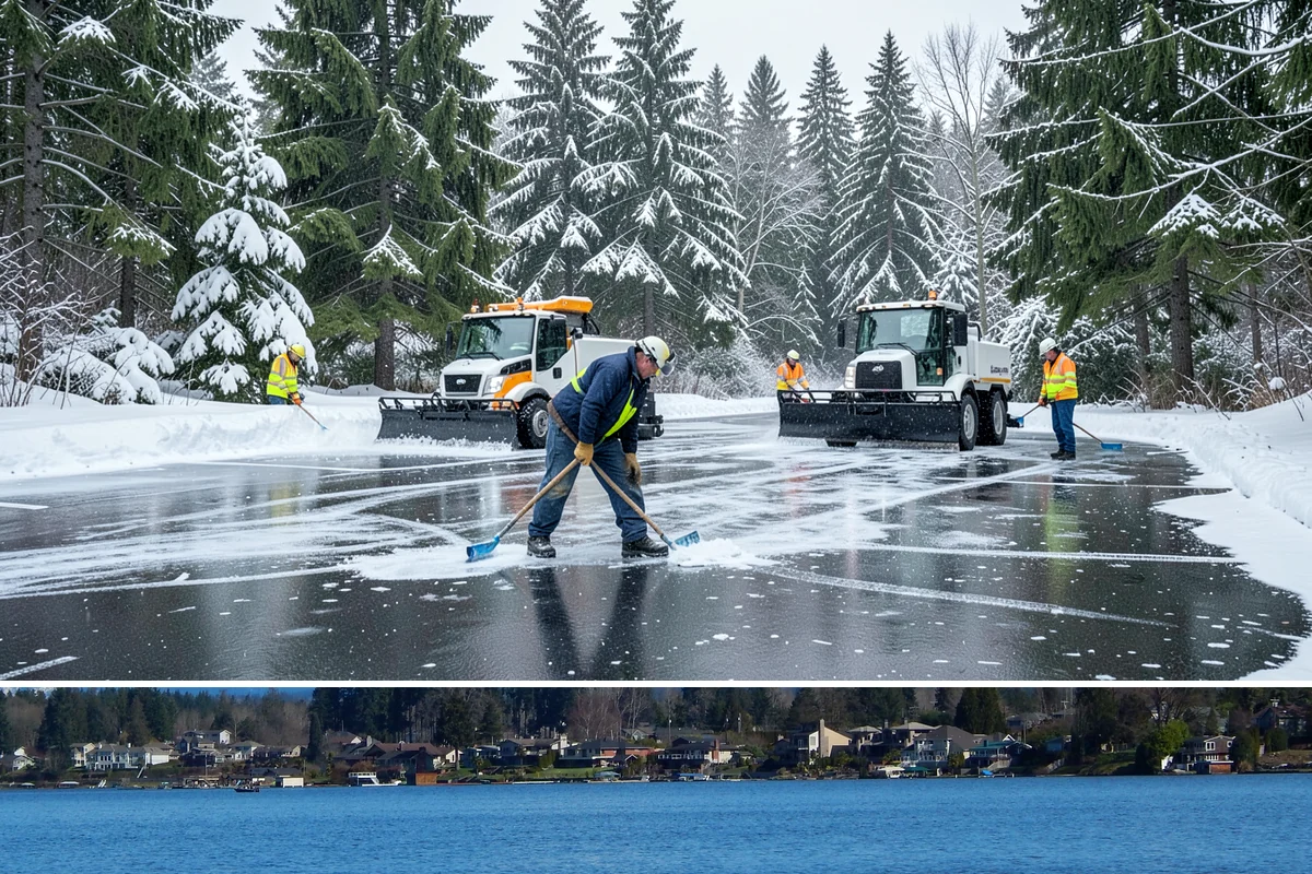 Front Walkway Snow Removal in Lake Stevens, Snohomish County, WA - Front walkways need attention from the first overnight accumulation through the late-winter freeze-thaw cycles that grip the...