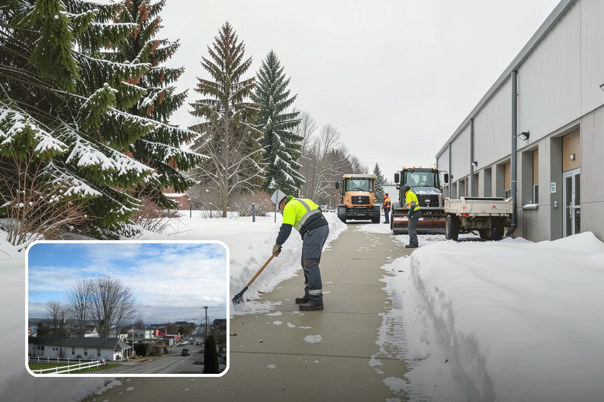 Front Walkway Snow Removal in Langley, Island County, WA - Keeps your primary entrance safe for family and guests