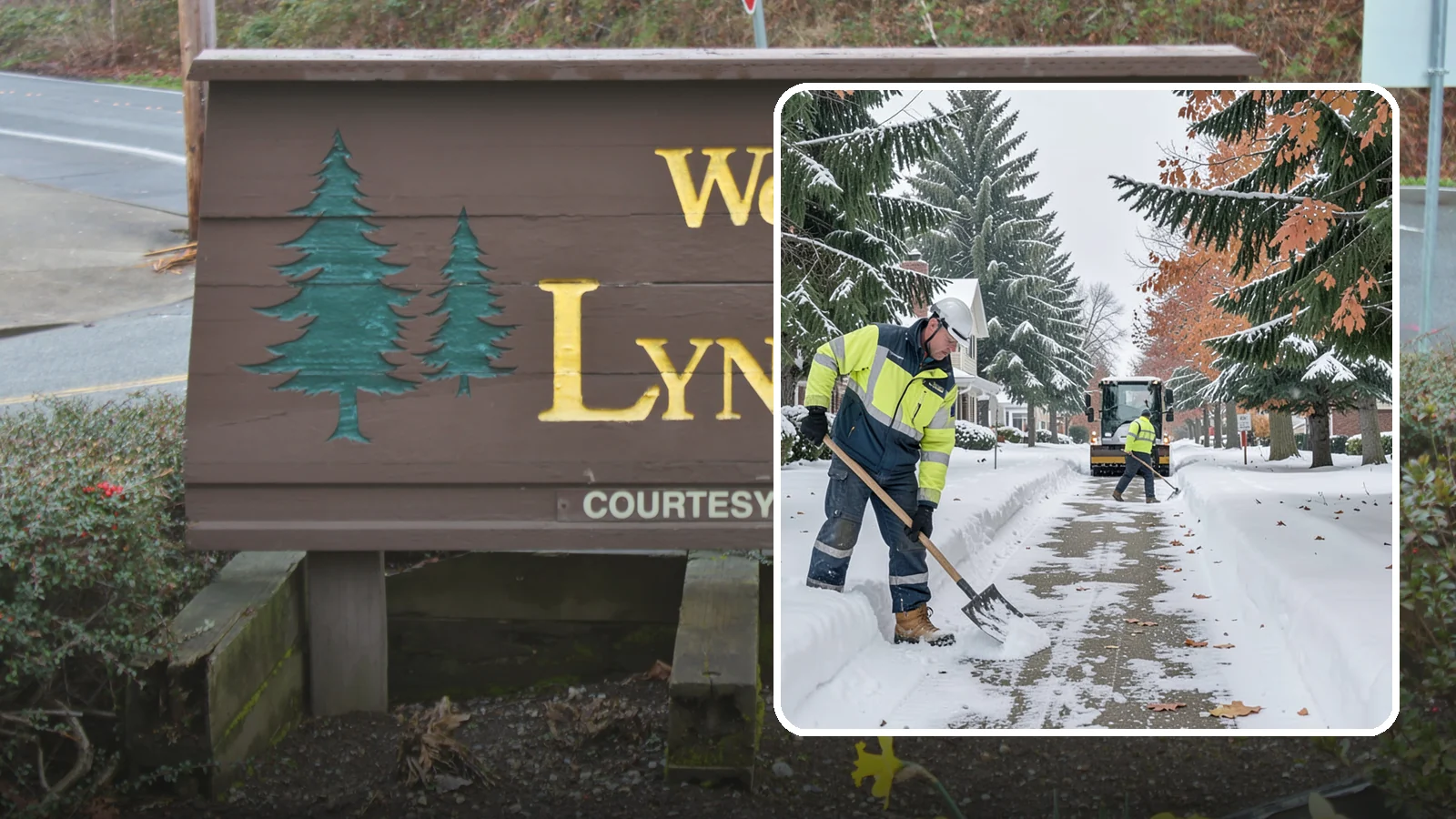 Front Walkway Snow Removal in Lynnwood, Snohomish County, WA - We clear the front walkway so your main path from street to door stays safe during Western Washington snow events.