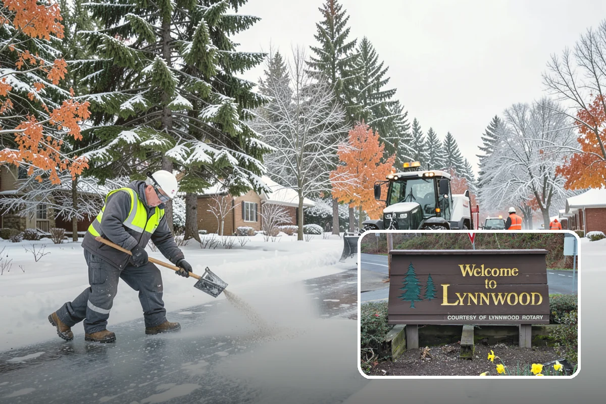 Front Walkway Snow Removal in Lynnwood, Snohomish County, WA - Keeps your primary entrance safe for family and guests