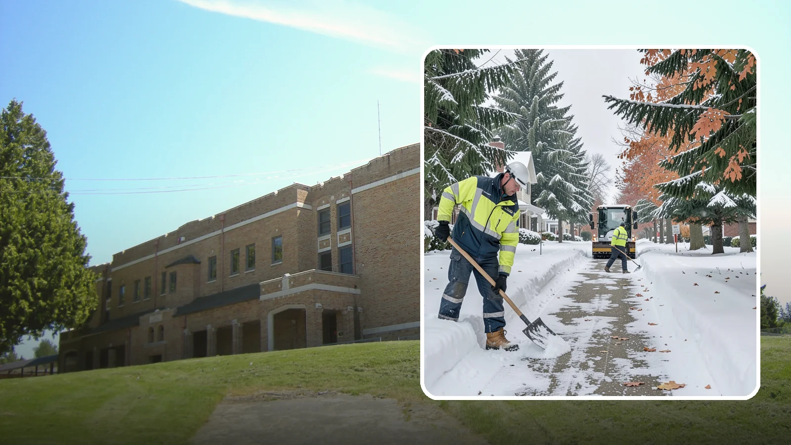 Front Walkway Snow Removal in Maple Valley, King County, WA - We clear the front walkway so your main path from street to door stays safe during Western Washington snow events.