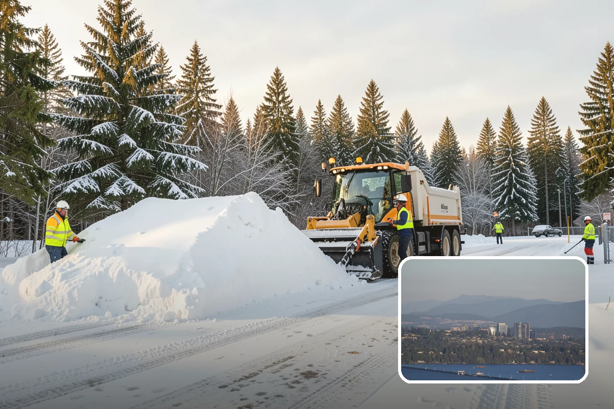 Front Walkway Snow Removal in Medina, King County, WA - Keeps your primary entrance safe for family and guests