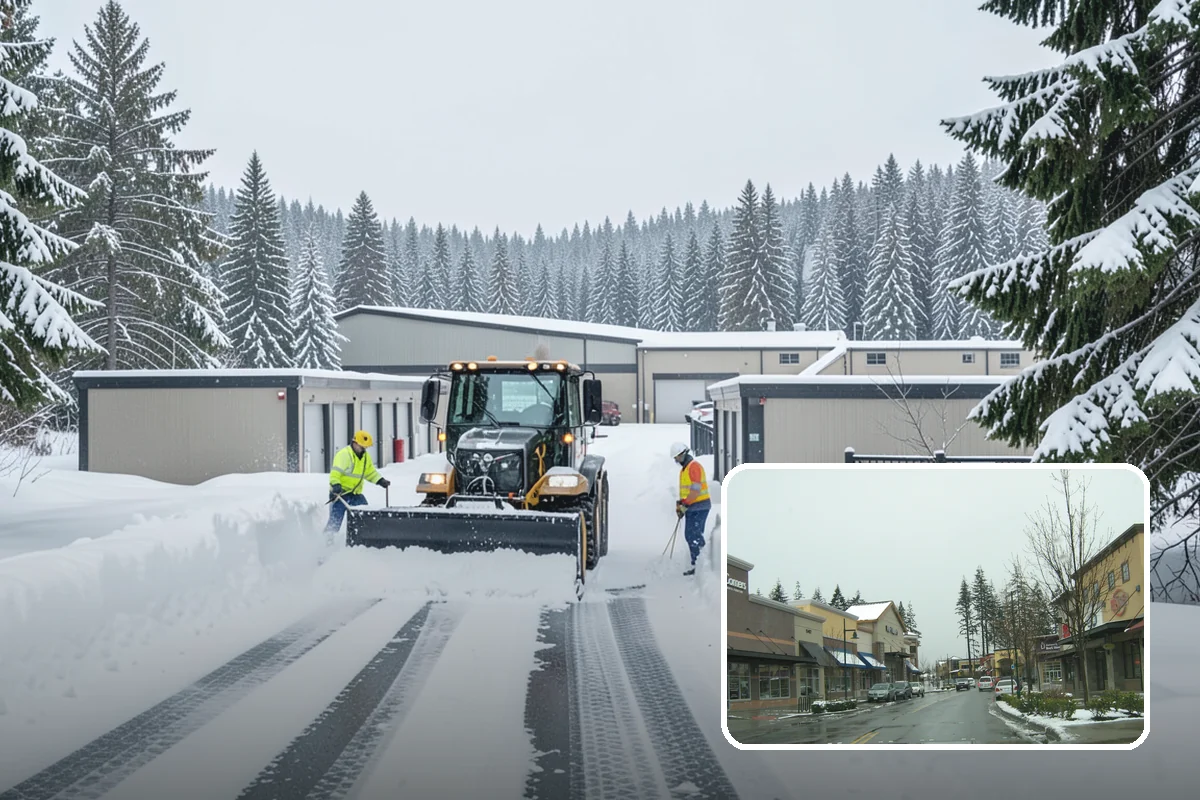 Front Walkway Snow Removal in Mill Creek, Snohomish County, WA - Keeps your primary entrance safe for family and guests