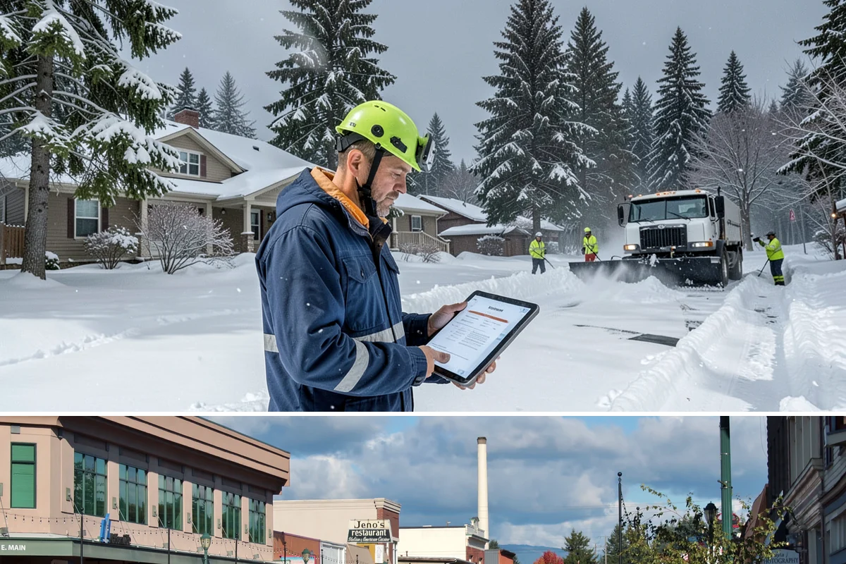 Front Walkway Snow Removal in Monroe, Snohomish County, WA - Front walkways need attention from the first overnight accumulation through the late-winter freeze-thaw cycles that grip the...