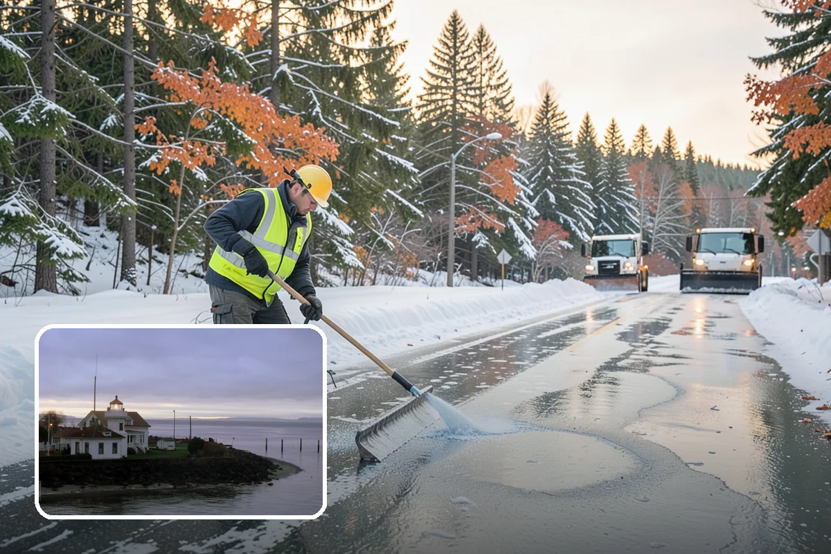 Front Walkway Snow Removal in Mukilteo, Snohomish County, WA - Keeps your primary entrance safe for family and guests