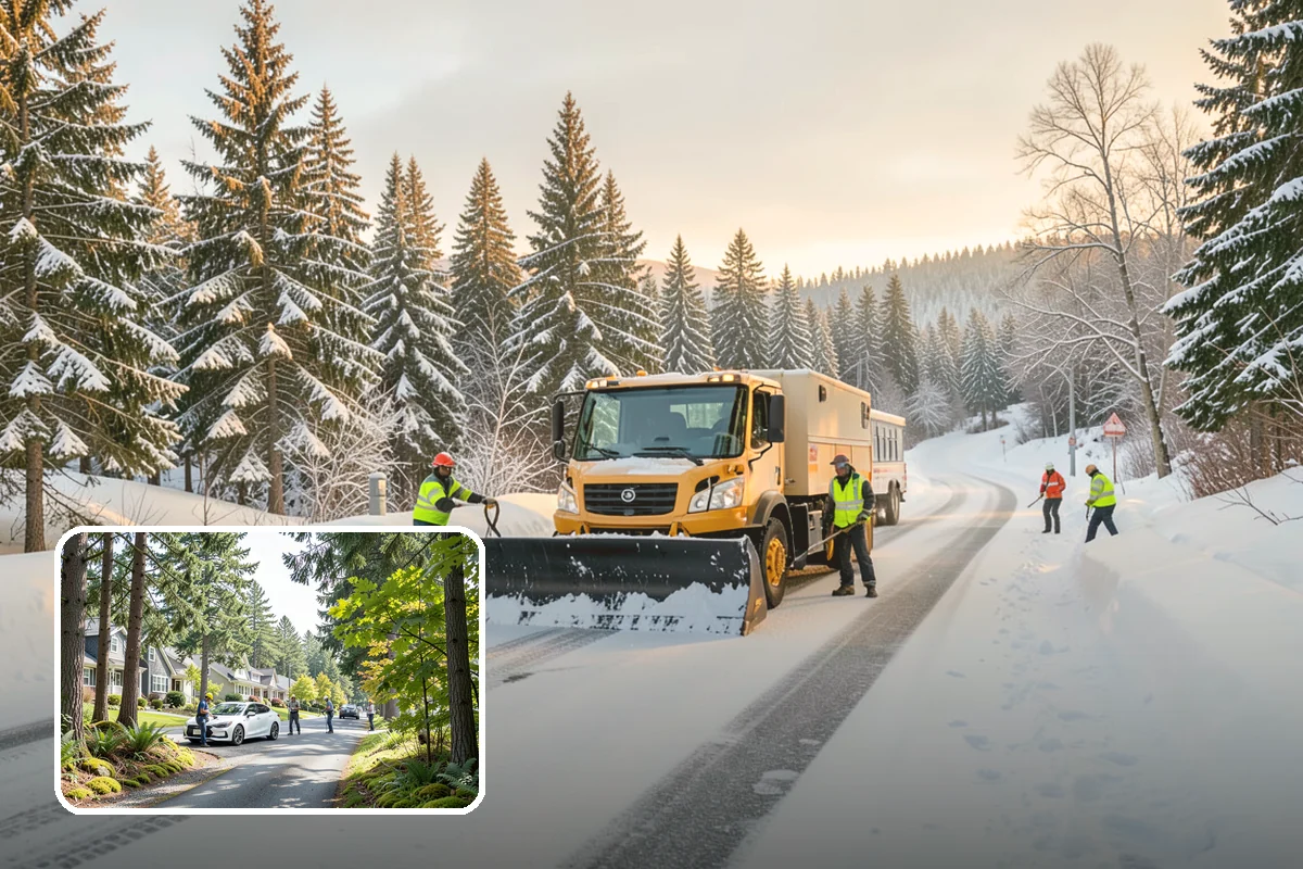 Front Walkway Snow Removal in Normandy Park, King County, WA - Keeps your primary entrance safe for family and guests