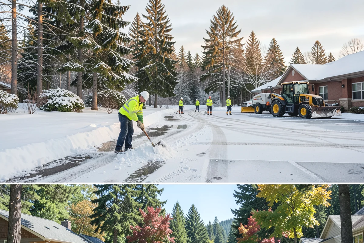 Front Walkway Snow Removal in Orting, Pierce County, WA - Front walkways need attention from the first overnight accumulation through the late-winter freeze-thaw cycles that grip the...