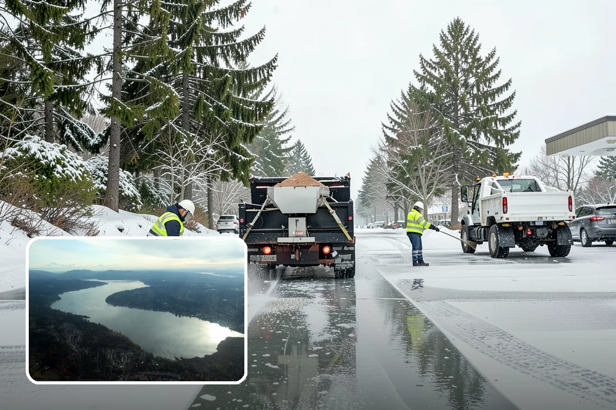 Front Walkway Snow Removal in Sammamish, King County, WA - Keeps your primary entrance safe for family and guests