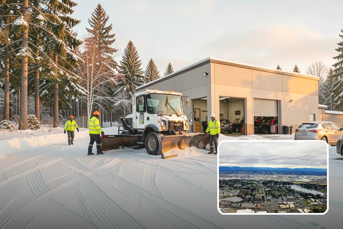Front Walkway Snow Removal in SeaTac, King County, WA - Keeps your primary entrance safe for family and guests